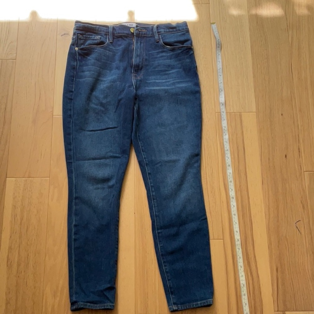 Frame Denim Blue Skinny Jeans